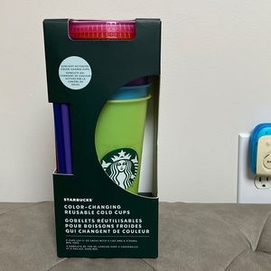 Starbucks color changing reusable cold cups